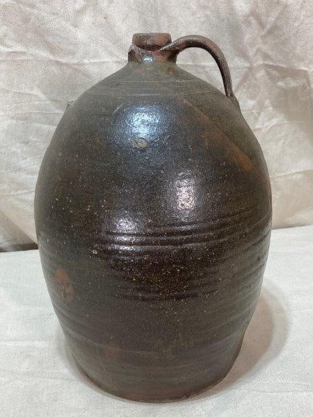 Large Southern Alkaline-Glazed Stoneware Jug (1 of 17)