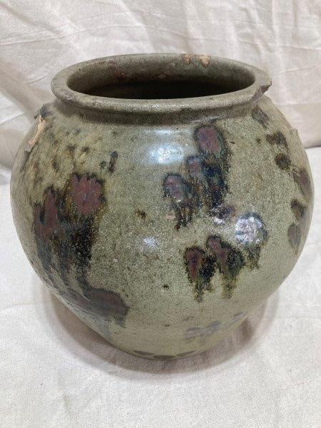 Unusual Important Decorated Alkaline Glazed Storage Jar (Edgefield) (1 of 16)