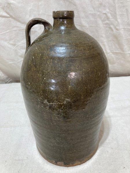 North Carolina Alkaline Glaze One Handled Jug (1 of 14)