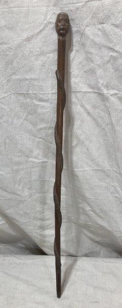 Carved Folk Art Cane (1 of 11)