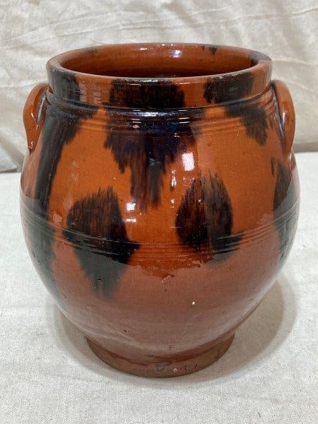 Early Redware Pot with Mini Lug Handles (1 of 15)