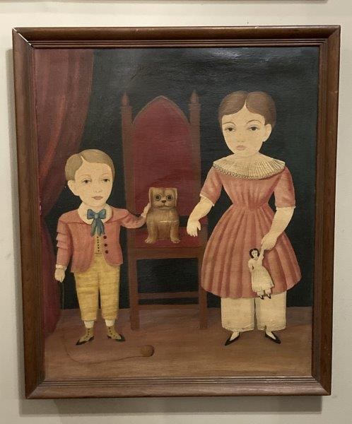 Folk Art Painting of Children (1 of 6)