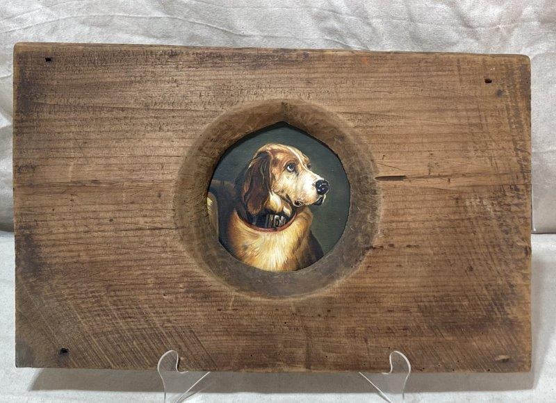 Oil on Board Sporting Dog Portrait (1 of 7)