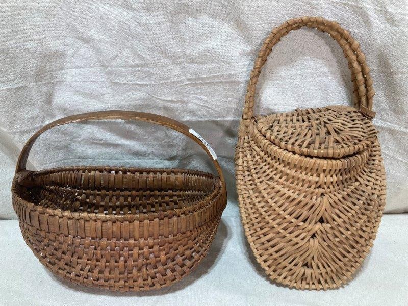 Two Handmade Woven Baskets (1 of 14)
