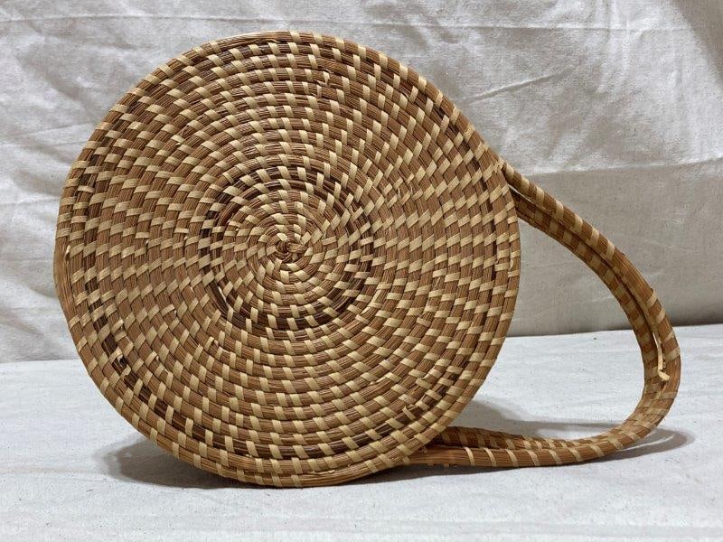 Gullah Sweetgrass Covered Basket (1 of 9)