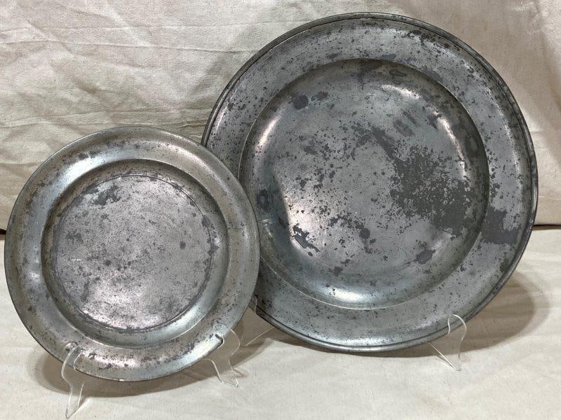 Two Pewter Plates (1 of 12)