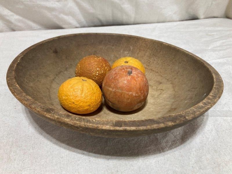 Turned Dough Bowl with Four Pieces Stone Fruit (1 of 11)