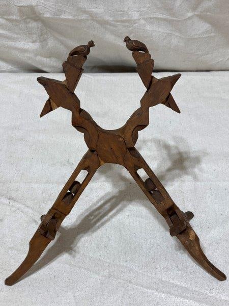 Folk Art Hand-Carved Easel (1 of 5)