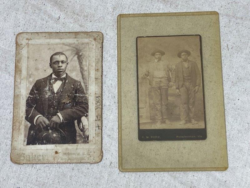 Two Early African American Cabinet Card Photographs (1 of 9)
