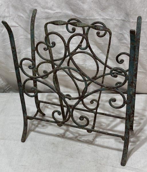 Wrought Iron Magazine Rack (1 of 9)