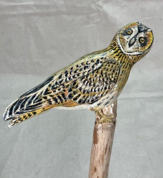 Carved Folk Art Cane (1 of 7)