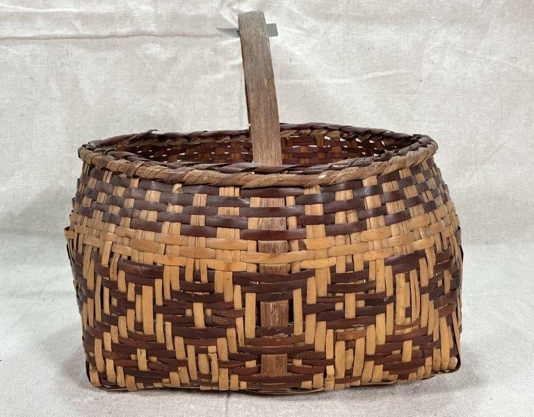 Hand Woven Rivercane Cherokee Basket (1 of 6)