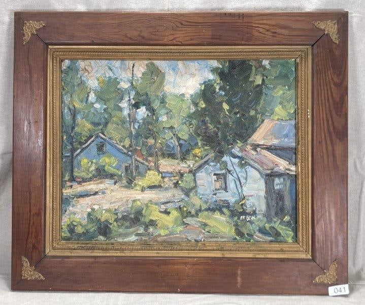 Landscape Impressionist Oil on Board (1 of 5)