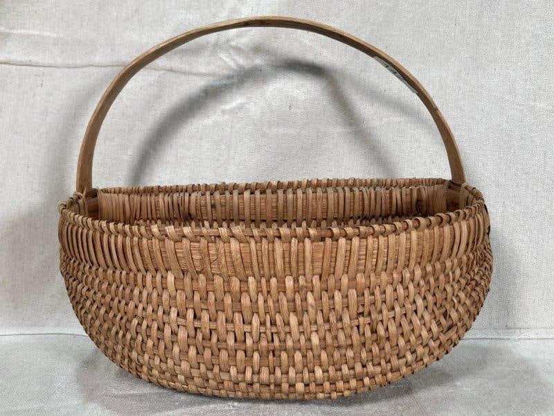 Oak Splint Half Buttocks Basket (1 of 8)