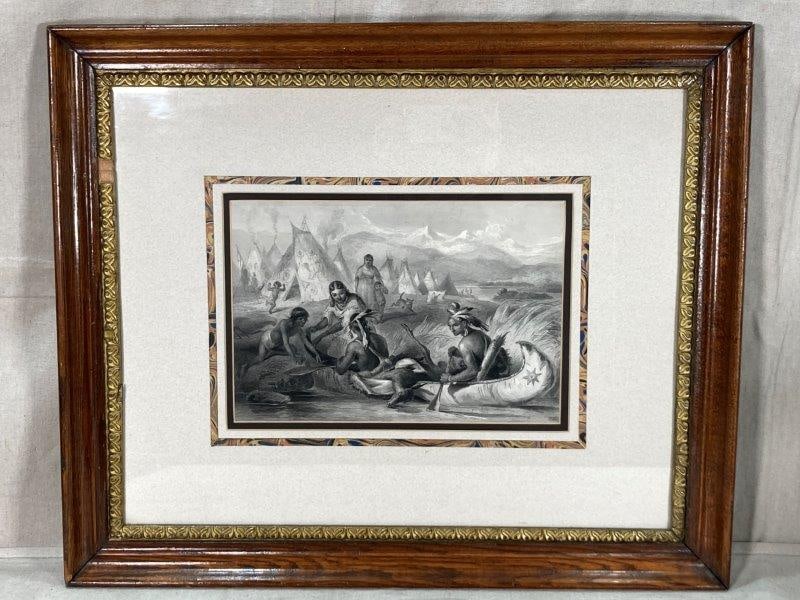 Return from the Hunt Engraving Felix Octavius Carr Darley (1822-1888) (1 of 7)