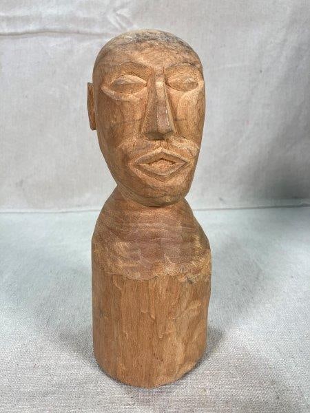 Folk Art Carved Statue (1 of 12)