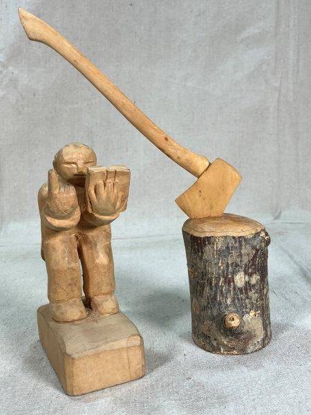 Two Folk Art Carvings (1 of 20)