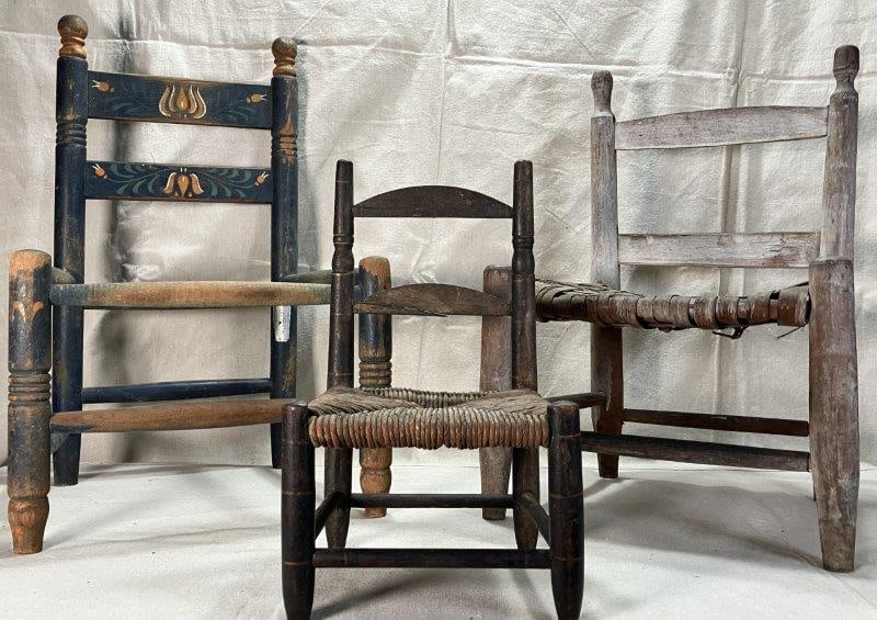 Three Hand Painted Chairs (1 of 18)