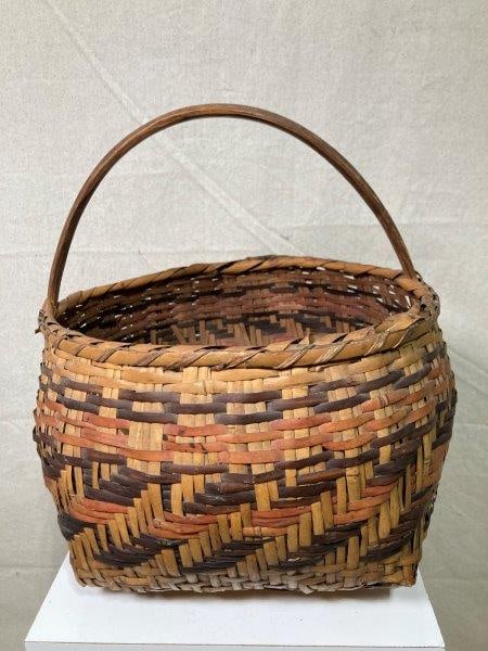 Cherokee Rivercane Gathering Basket (1 of 6)