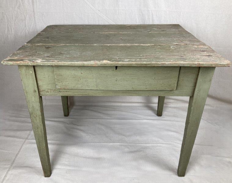 Southern Painted One Drawer Country Table (1 of 8)