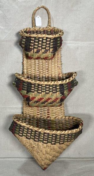 Cherokee Three-Tier Wall Basket (1 of 18)