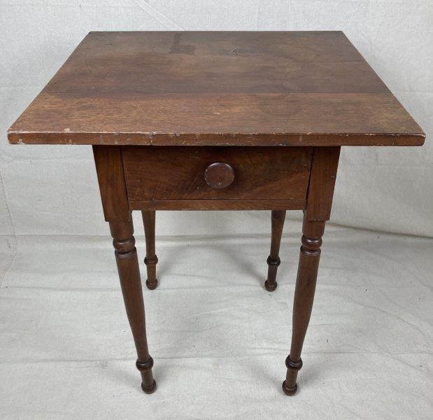 Southern Walnut One-Drawer Stand (1 of 8)