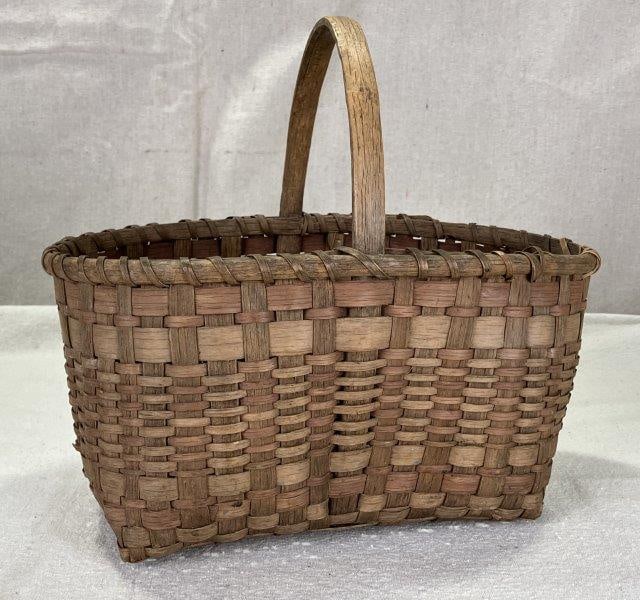 Splint Oak Gathering Basket (1 of 11)