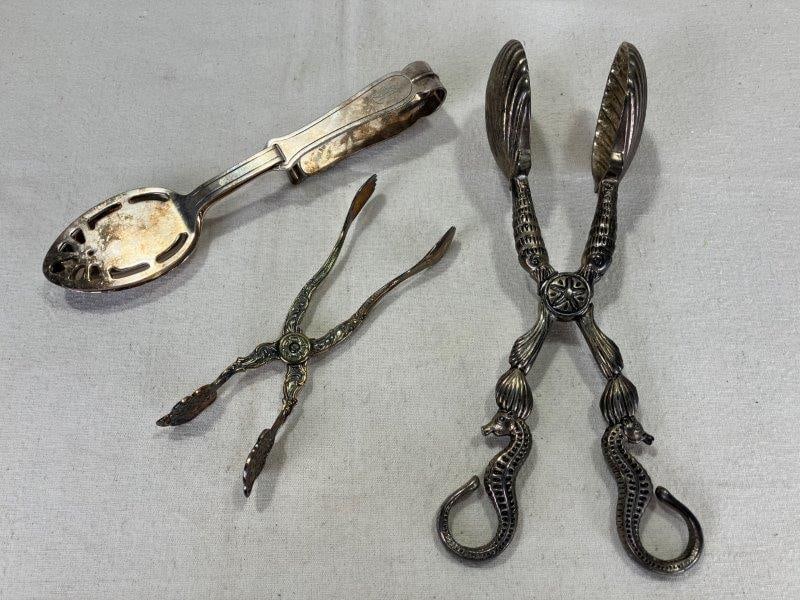 Set of Three Silverplate Serving Utensils (1 of 17)