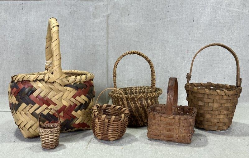 Group of Six Miniature Baskets (1 of 18)