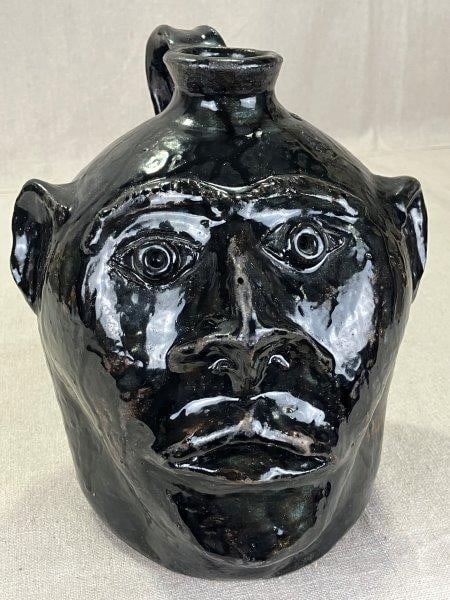 Southern Stoneware Face Jug (1 of 11)