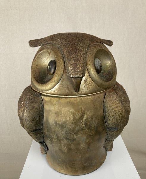 Mid-Century Owl Ice Bucket (1 of 6)