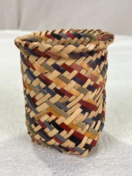 Miniature Doubleweave Cherokee Basket (1 of 11)