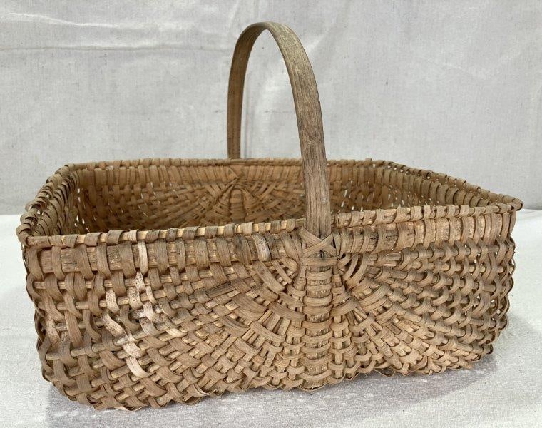 Splint Oak Gathering Basket (1 of 11)