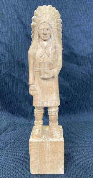 Carved Wood Indian Chief (1 of 13)