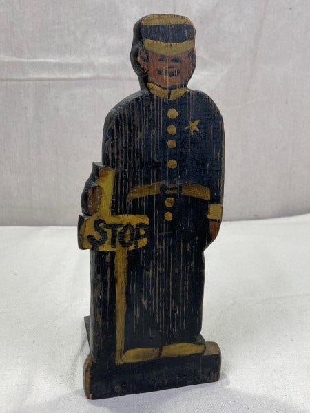 Folk Art Policeman Door Stop (1 of 10)