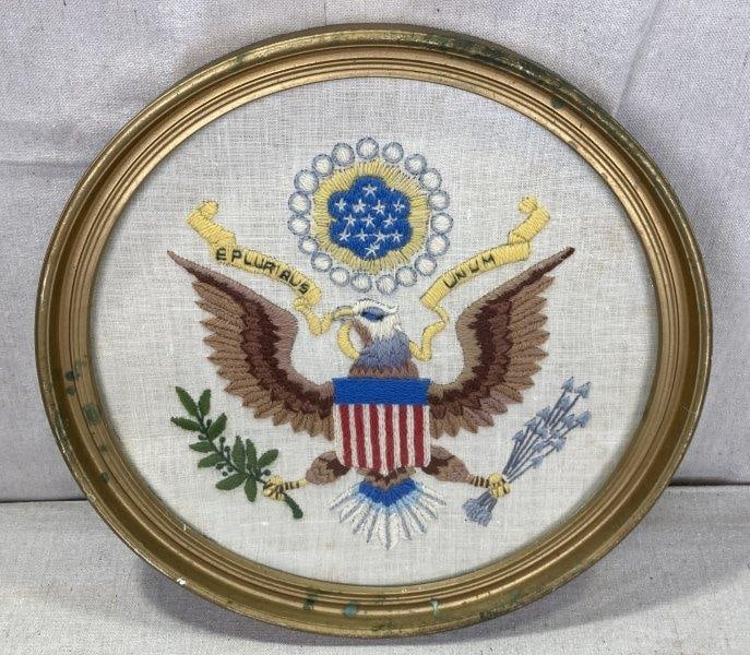 Needlepoint of The Great Seal of the United States (1 of 11)