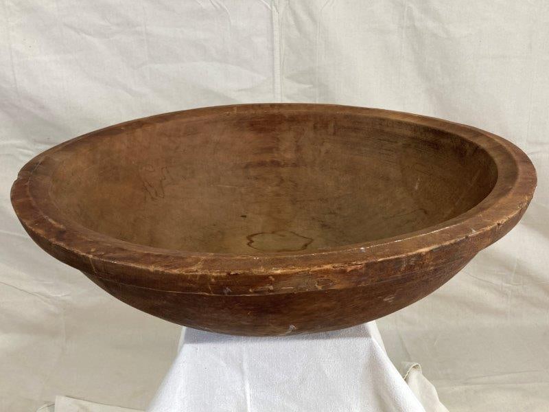 Huge Southern Turned Dough Bowl (1 of 14)