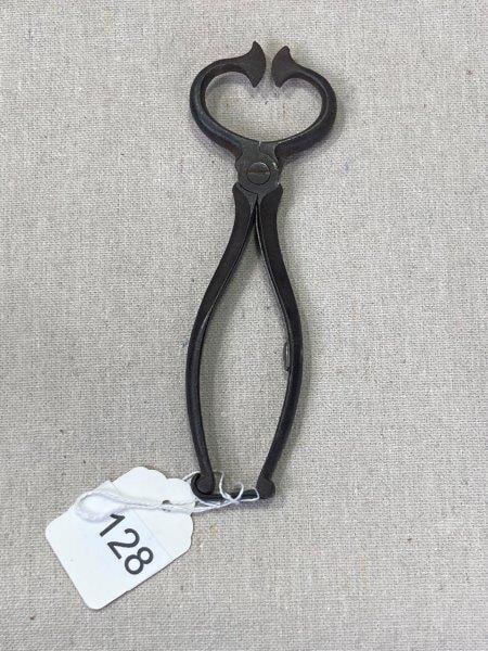 Early Sugar Snips: Hand-forged early sugar snips, A fine example of period craftsmanship. Measures approx. 6''L. Good condition. Shipping available.