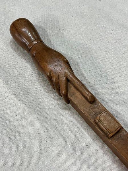 Folk Art Carved Cane (1 of 9)