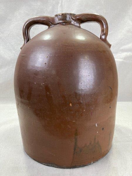 Large Southern Stoneware Two-Handled Jug (1 of 19)