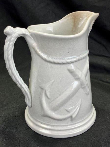 White Ironstone Pitcher (1 of 13)