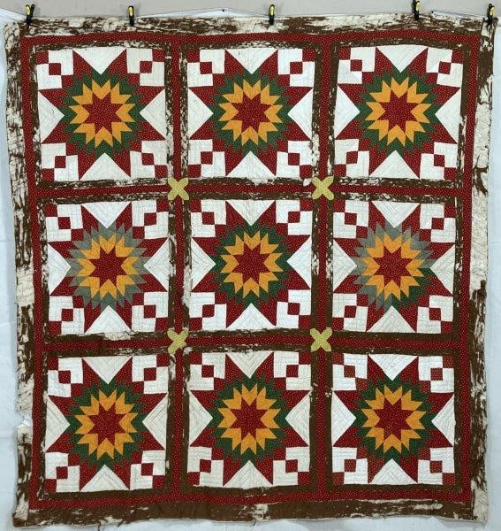 Handmade Star Quilt (1 of 12)