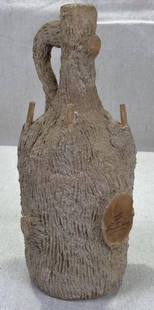 Vintage Tree-Form Bottle: Charming vintage bottle in the shape of a tree, likely a souvenir from Costa Rica. Signed on the base. Measures approx. 10 1/2''H x 5''W. Good condition. Shipping available. 