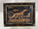 Antique Brass Plaque of Pointer