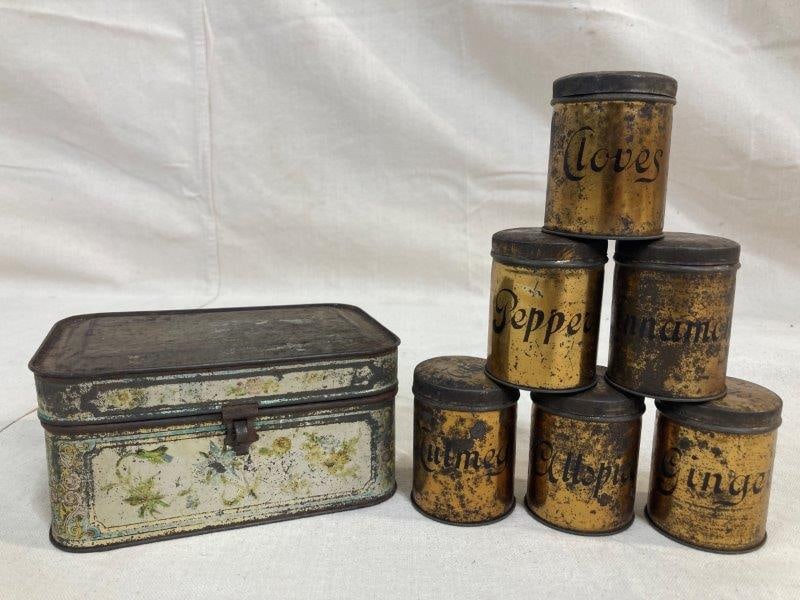 Antique Tin Spice Box (1 of 20)