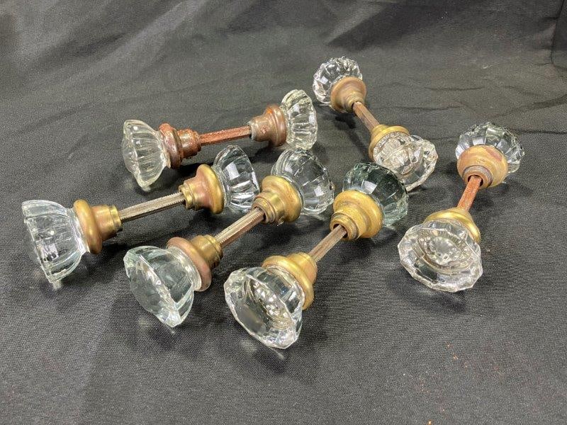 Group of Six Antique Glass Door Knobs (1 of 11)
