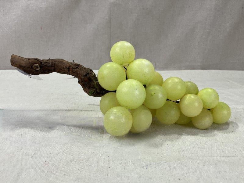 A Bunch of Carved Green Stone Grapes (1 of 9)
