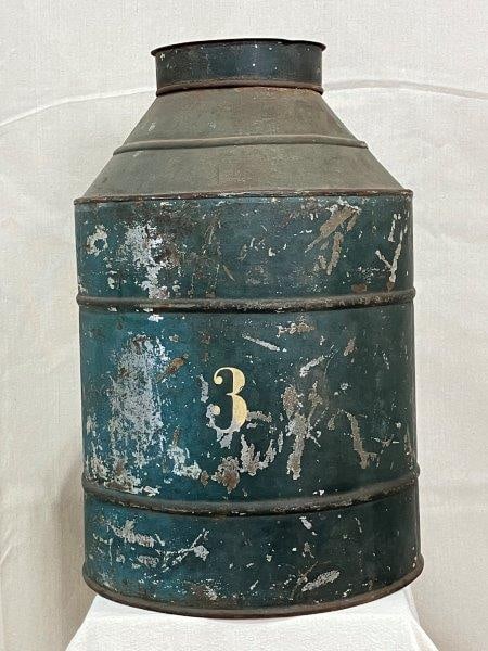 Large Painted Tin Canister (1 of 14)