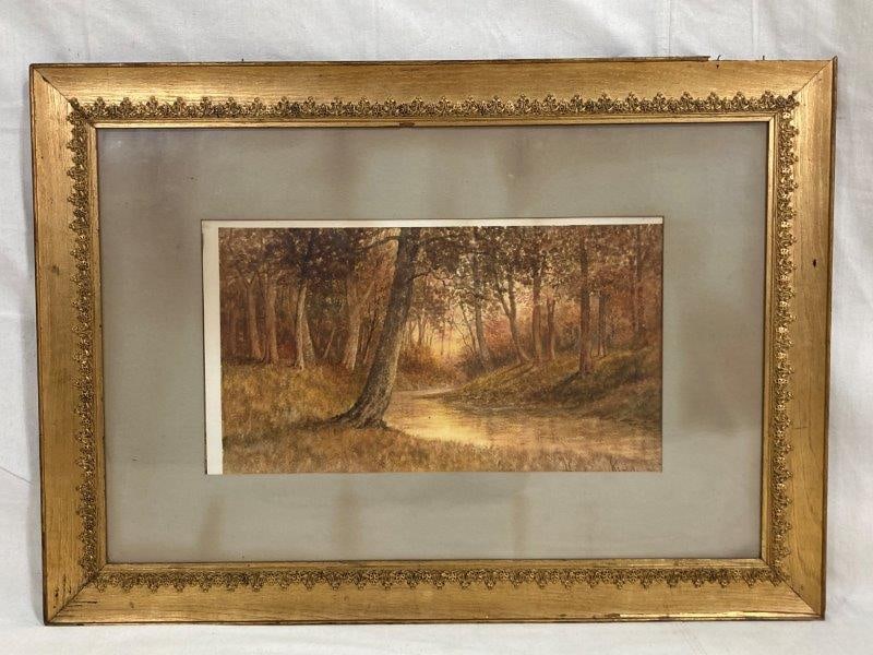 Early 20th Century Landscape â€“ River Bend (1 of 12)