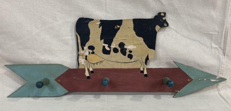 Country Cow Coat Rack (1 of 6)